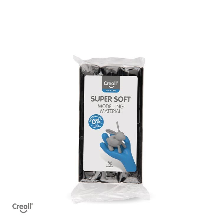 Creall Supersoft 500G - Black - ABC School Supplies