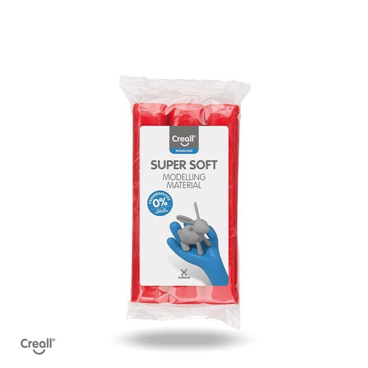 Creall Supersoft 500G - Red - ABC School Supplies