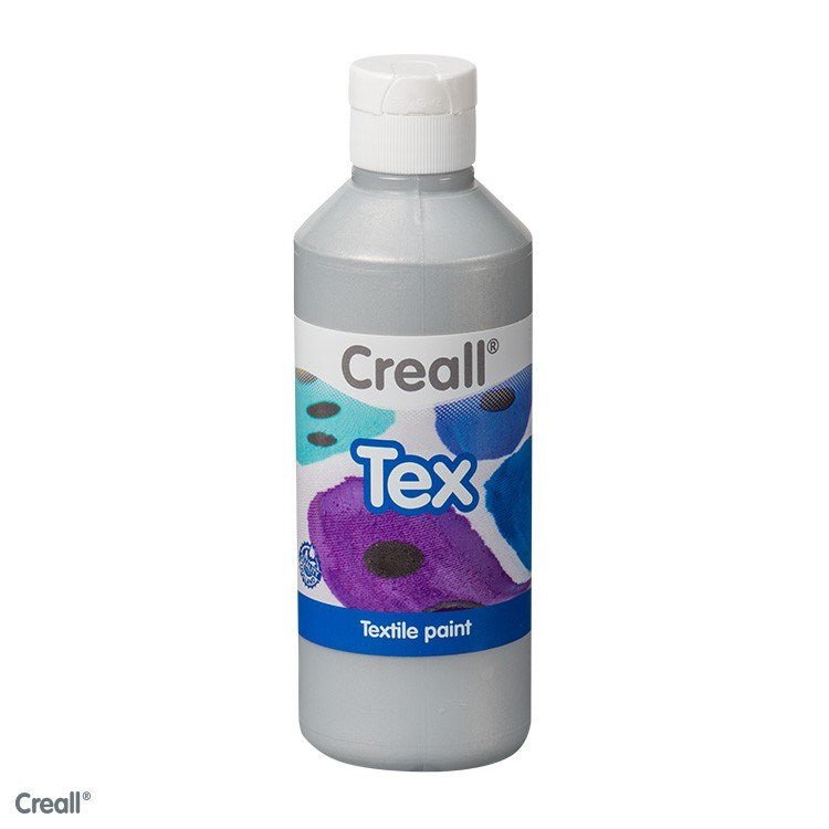 Creall Textile Paint - 250Ml Silver - ABC School Supplies