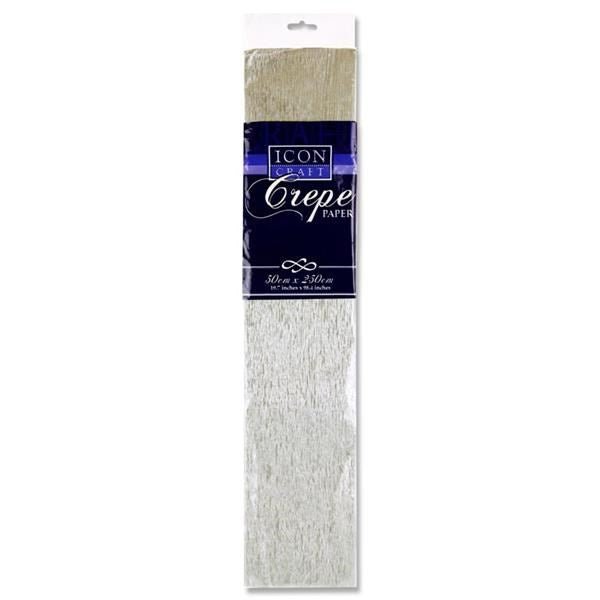 Crepe Paper - Silver - ABC School Supplies