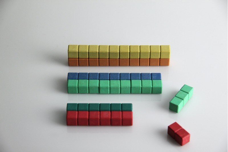 Cuisenaire Rods in 10 Colours Set of 126 pcs - ABC School Supplies