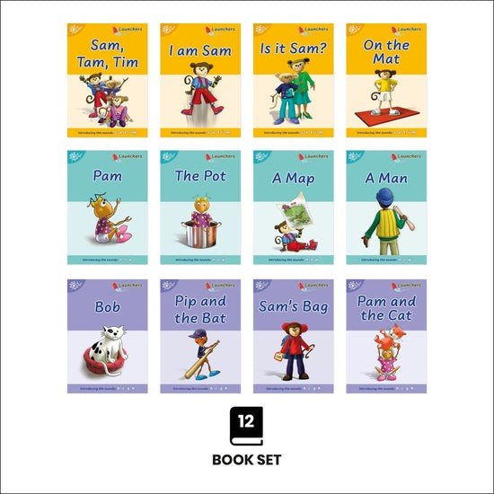 Dandelion Launchers Pack 1 (Sets 1 - 3 ) 12 Titles - 6 Pack - ABC School Supplies