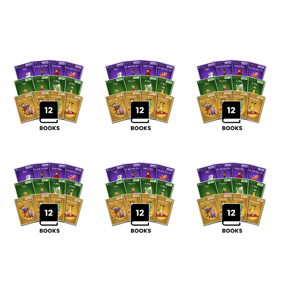 Dandelion Launchers Pack 1 (Sets 1 - 3 ) 12 Titles - 6 Pack - ABC School Supplies