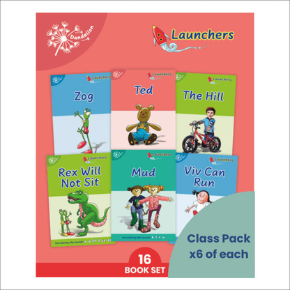 Dandelion Launchers Pack 2 (Sets 4 - 7) 16 Titles - 6 Pack - ABC School Supplies