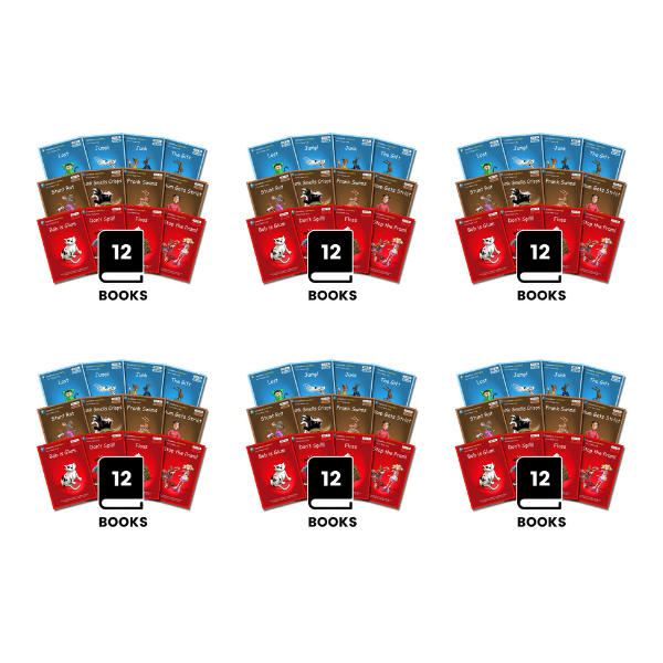Dandelion Launchers Pack 3 (Sets 8 - 10) 12 Titles - 6 Pack - ABC School Supplies