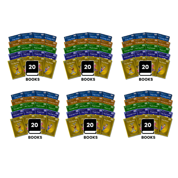 Dandelion Launchers Pack 4 (Sets 11 - 15) 20 Titles - 6 Pack - ABC School Supplies