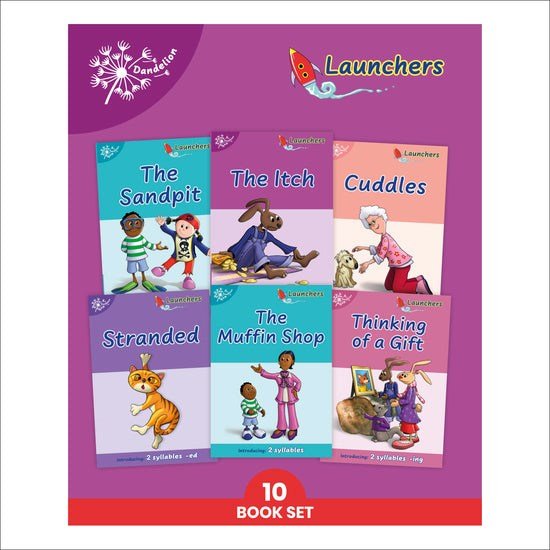 Dandelion Launchers Pack 5 (Sets 16 - 20) 10 Titles - ABC School Supplies