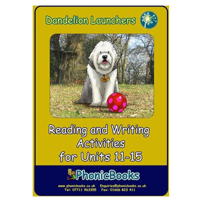 Dandelion Launchers, Reading And Writing Activities Units 11 - 15 - ABC School Supplies