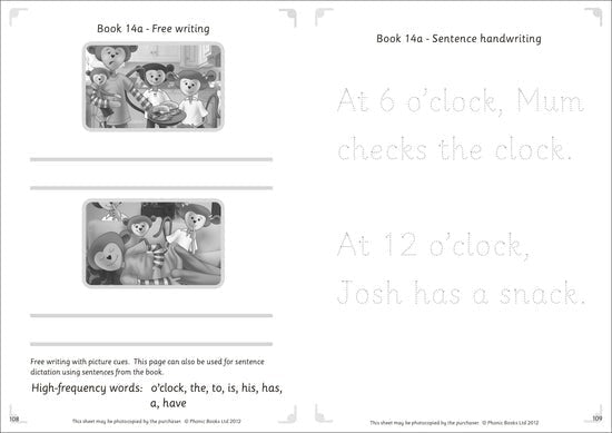 Dandelion Launchers, Reading And Writing Activities Units 11 - 15 - ABC School Supplies