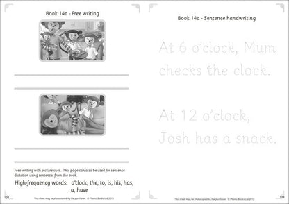 Dandelion Launchers, Reading And Writing Activities Units 11 - 15 - ABC School Supplies