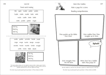 Dandelion Launchers, Reading And Writing Activities Units 16 - 20 - ABC School Supplies