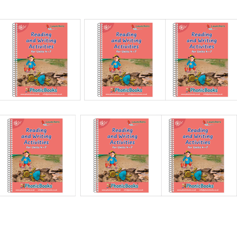 Dandelion Launchers, Reading And Writing Activities Units 4 - 7 - 6 Pack - ABC School Supplies