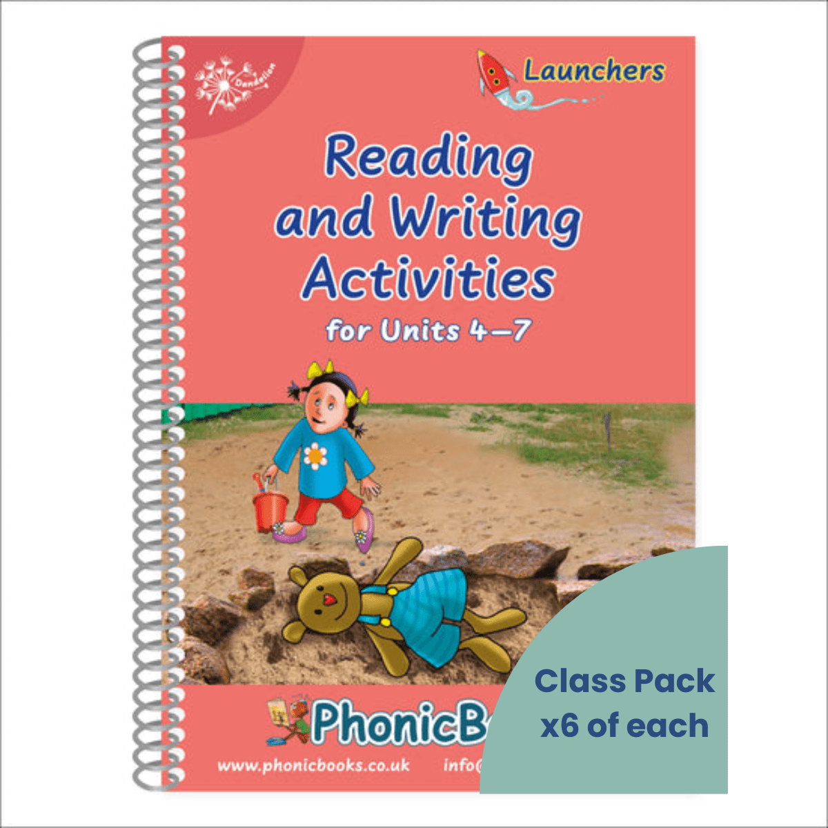 Dandelion Launchers, Reading And Writing Activities Units 4 - 7 - 6 Pack - ABC School Supplies