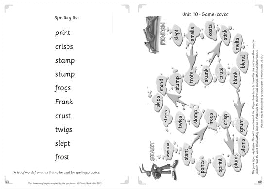 Dandelion Launchers, Reading And Writing Activities Units 8 - 10 - ABC School Supplies