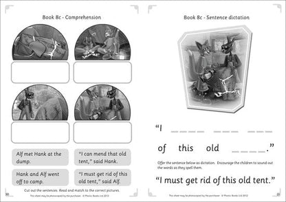 Dandelion Launchers, Reading And Writing Activities Units 8 - 10 - ABC School Supplies