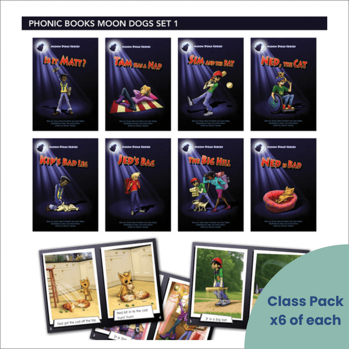 Dandelion Moon Dogs Series, Set 1 (8 Titles) 6 Pack - ABC School Supplies