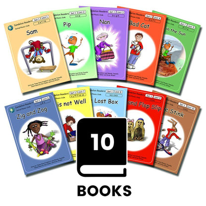 Dandelion Readers, Set 1 Units 1 - 10 (10 Titles) - ABC School Supplies
