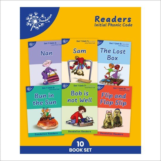 Dandelion Readers, Set 1 Units 1 - 10 (10 Titles) - ABC School Supplies