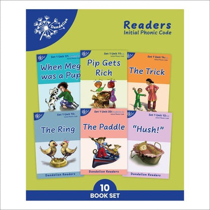 Dandelion Readers, Set 1 Units 11 - 20 (10 Titles) - ABC School Supplies