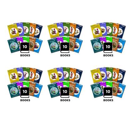Dandelion Readers, Set 1 Units 11 - 20 (10 Titles) - 6 Pack - ABC School Supplies