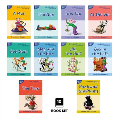 Dandelion Readers, Set 2 Units 1 - 10 (10 Titles) - ABC School Supplies