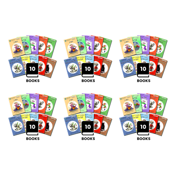 Dandelion Readers, Set 2 Units 1 - 10 (10 Titles) - 6 Pack - ABC School Supplies