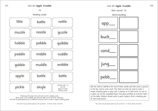 Dandelion Readers, Set 2 Units 11 - 20 Reading & Writing Activities - ABC School Supplies