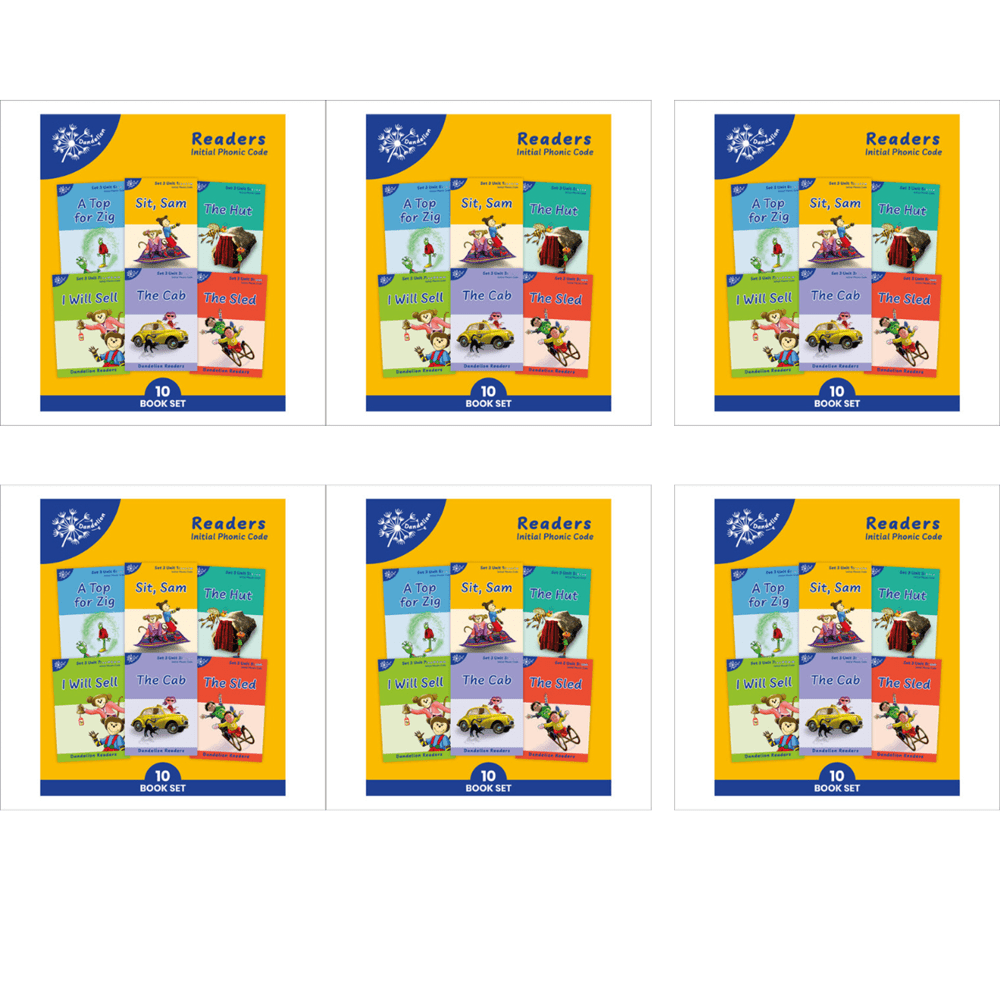 Dandelion Readers, Set 3 Units 1 - 10 (10 Titles) - 6 Pack - ABC School Supplies