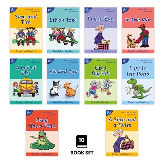 Dandelion Readers Set 4 Units 1 - 10 - ABC School Supplies