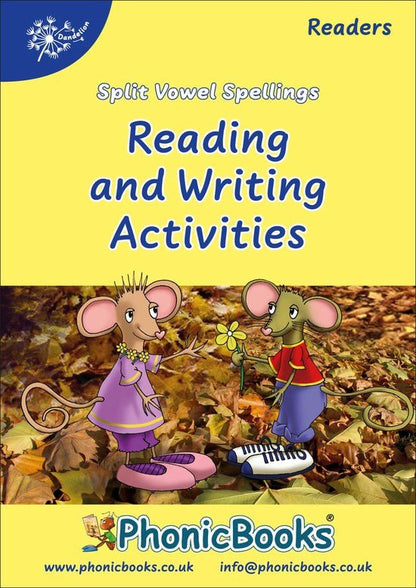 Dandelion Readers, Split Vowel Spellings Workbook - ABC School Supplies