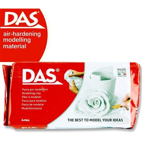 Das 1Kg White Air Hardening Modelling Clay - ABC School Supplies