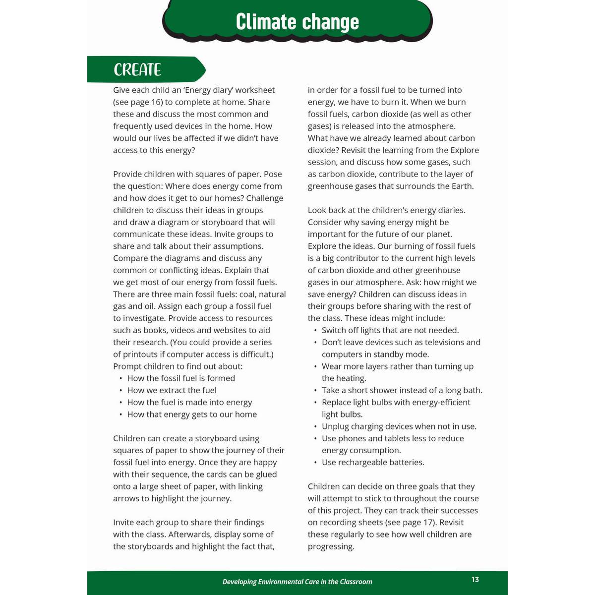 Developing Environmental Care In The Classroom Teaching Guide Upper Primary - ABC School Supplies