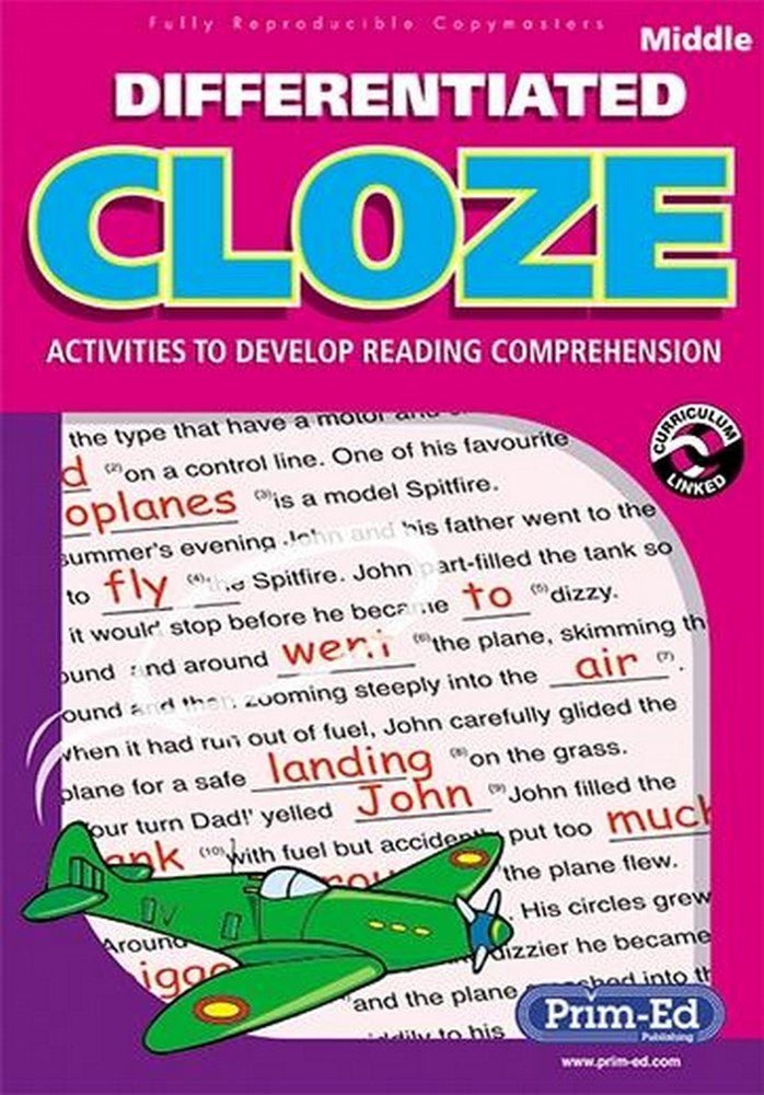 Differentiated Cloze Middle - ABC School Supplies