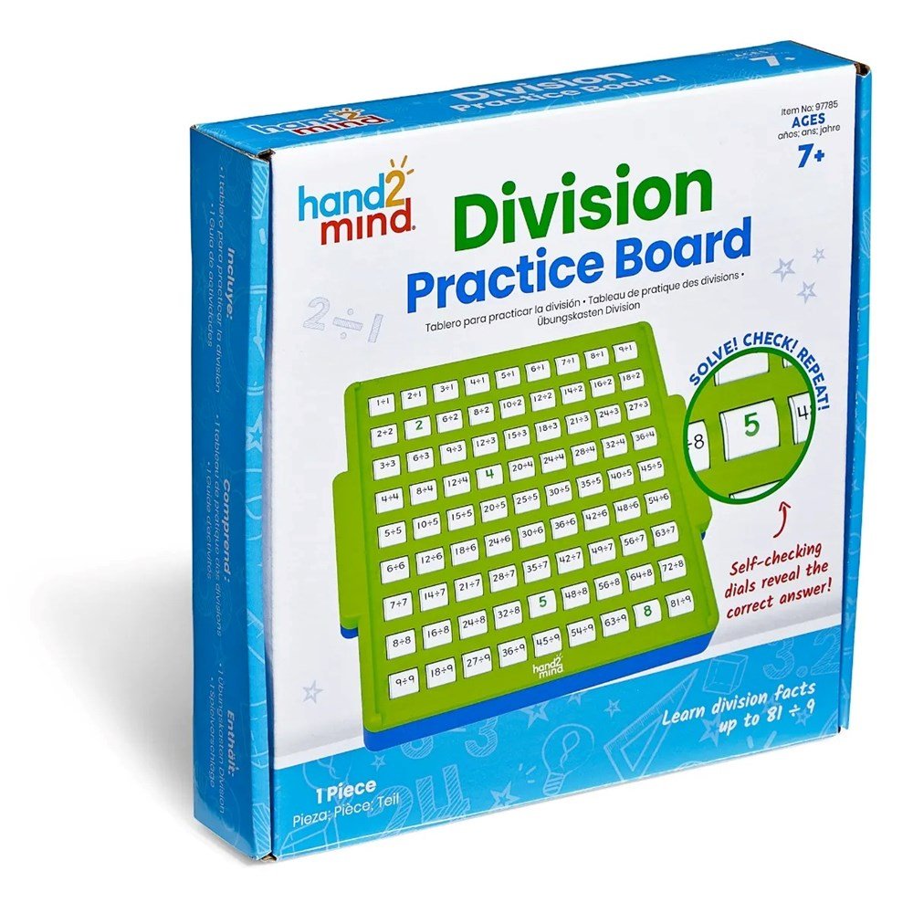 Division Practice Board - ABC School Supplies