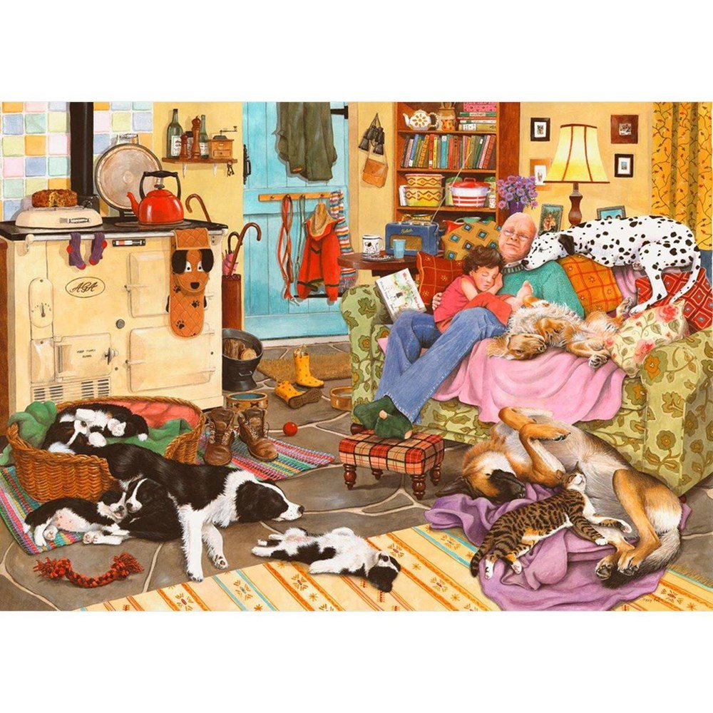 Dog Tired - 1000 Piece Jigsaw Puzzle - ABC School Supplies