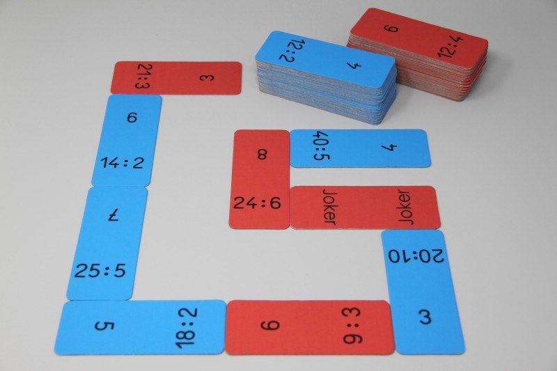 Domino Game Division In The 100 Number Range - ABC School Supplies