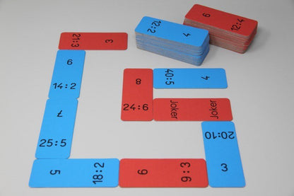 Domino Game Division In The 100 Number Range - ABC School Supplies