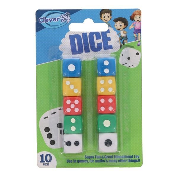 Dot Dice Pack Of 10 - ABC School Supplies