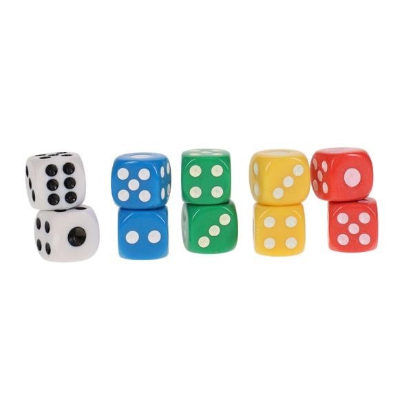 Dot Dice Pack Of 10 - ABC School Supplies