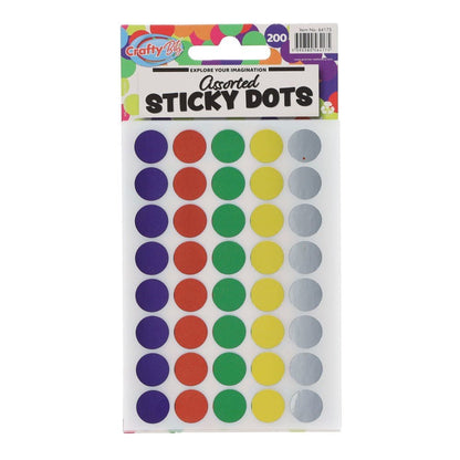 Dots Stickers – Pack Of 200 - ABC School Supplies