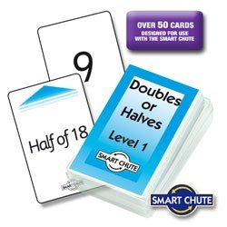 **Double / Halves Chute Cards - Level 1 - ABC School Supplies