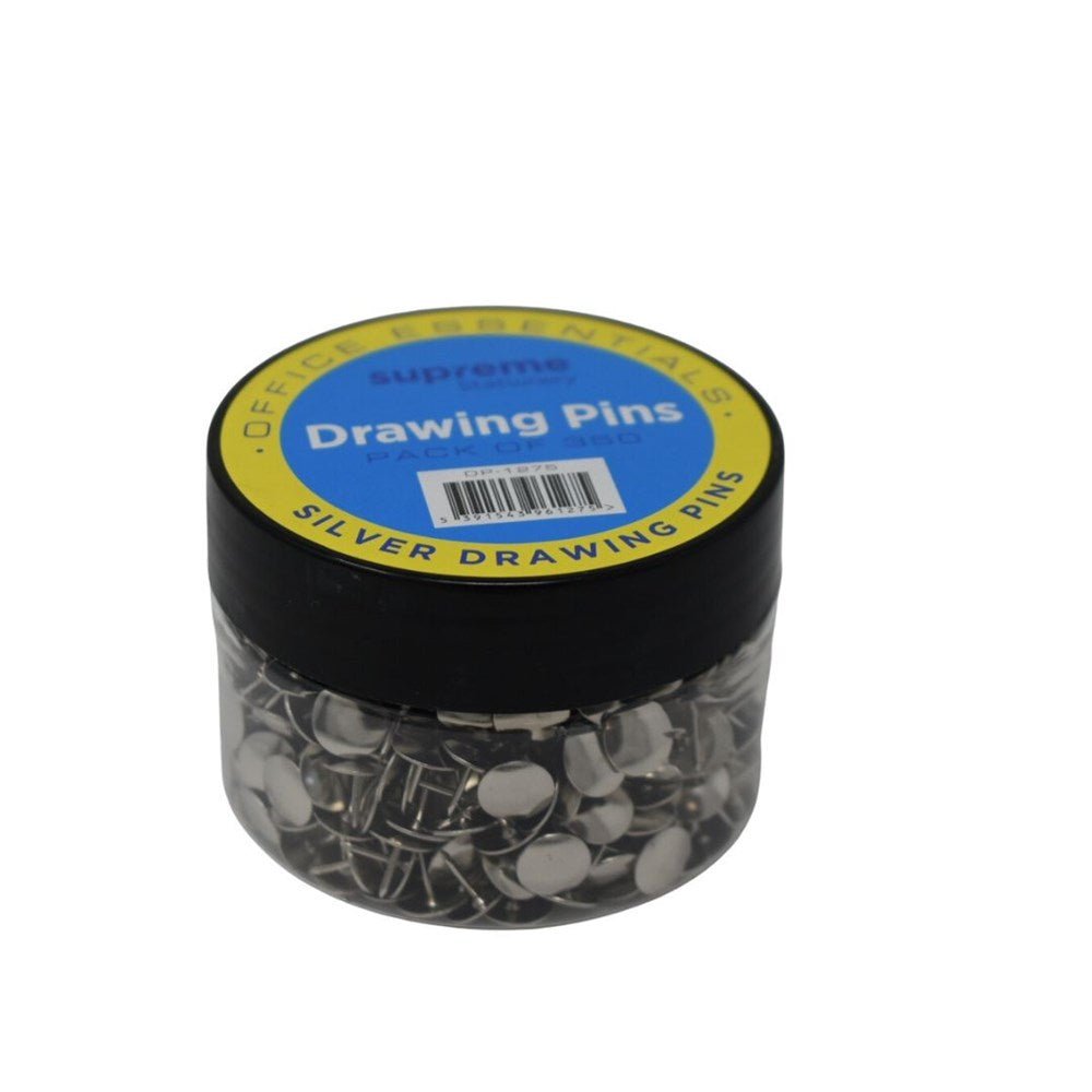 Drawing Pins Silver – Pack of 350 - ABC School Supplies