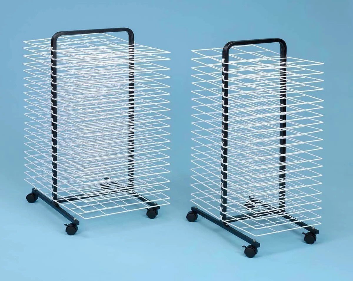 Drying Rack Mobile 40 Small Shelf - ABC School Supplies
