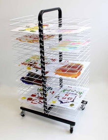 Drying Rack Mobile 40 Small Shelf - ABC School Supplies