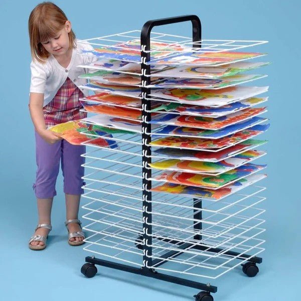 Drying Rack Mobile 40 Small Shelf - ABC School Supplies
