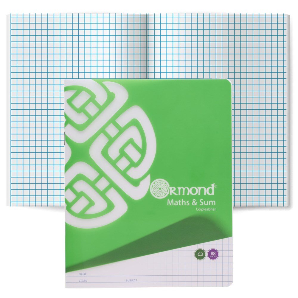Durable Cover C3 Sum 88 Page Copy Book - Pack of 5 - ABC School Supplies