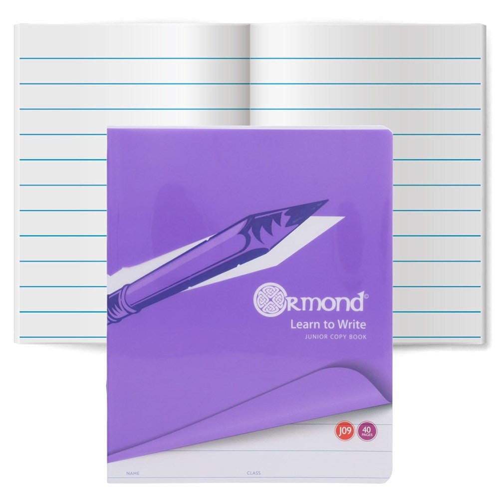 Durable Cover J09 Junior Copy Book 40 Page - Pack of 20 - ABC School Supplies