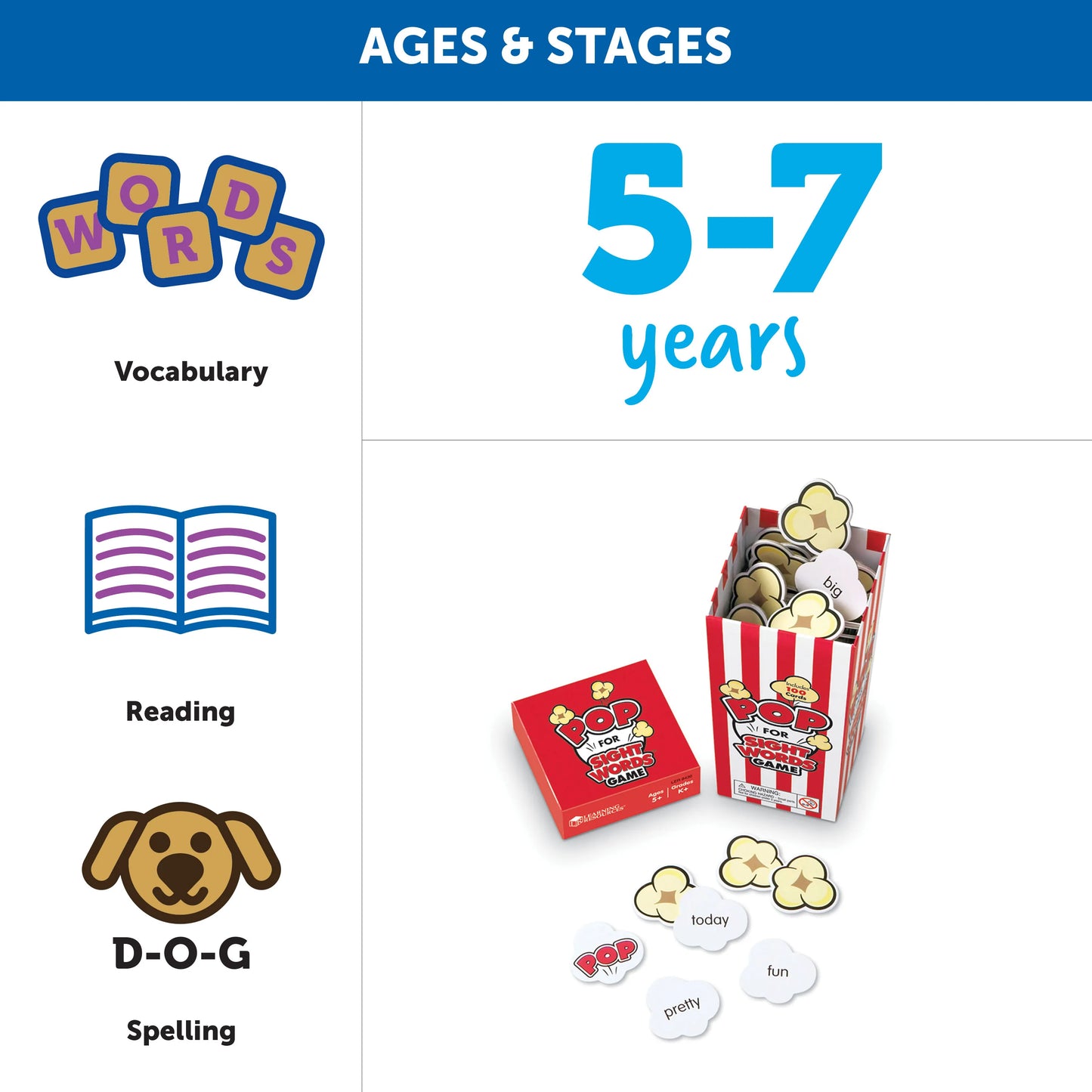Learning Resources Pop For Sight Words® Game