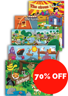 Early Years Themes Posters - Places - ABC School Supplies