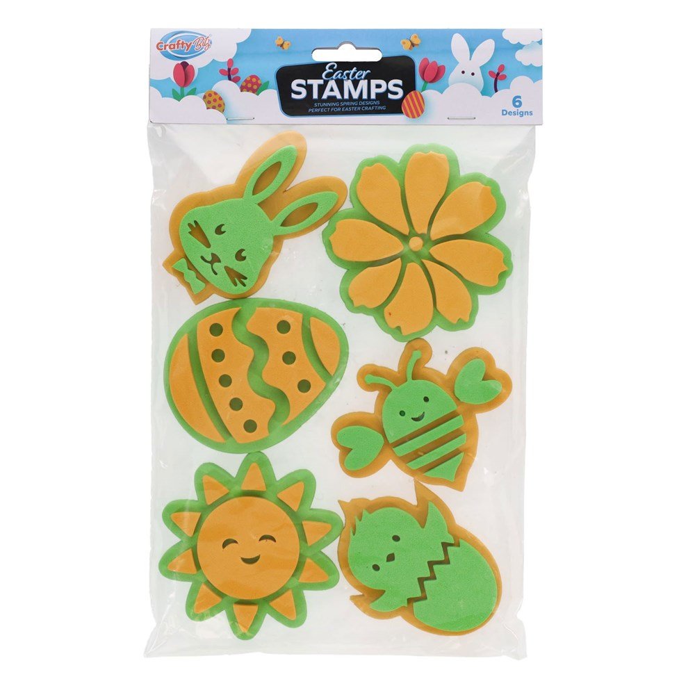 Easter Foam Stampers Pack of 6 - ABC School Supplies